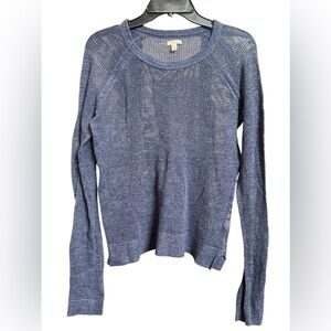 Light blue long sleeve Sweater 100% cotton